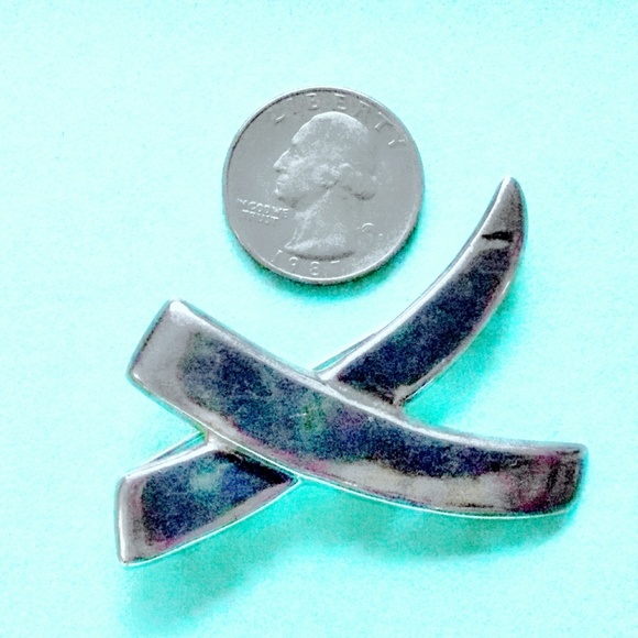 Vintage Mid-Century Modern Sterling Silver Brooch - Picture 3 of 4